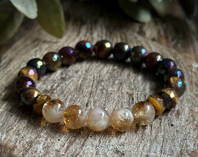 Citrine & Tigers Eye | Joy, Grounding, Harmony