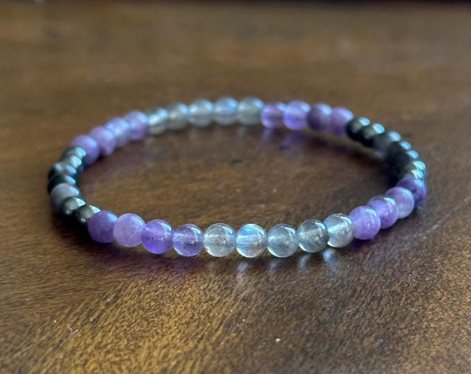 Steady Protection Bracelet (Tiny) | 4mm Gemstones
