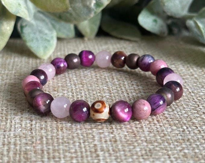 Girl Power Bracelet for Kids | Confidence Bracelet for Girls | Kids Crystal Bracelet | Childrens Healing Bracelet | Gift for Girls