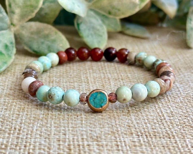 Everyday Magic Bracelet | Turquoise Bracelet | Positive Energy  | Healing Crystal Bracelet Women