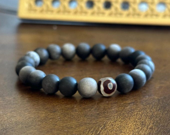 Matte Silver Sheen Obsidian |