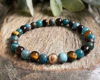 Mindful Eating Mini | Diet + Weight Loss Motivation Crystal Bracelet