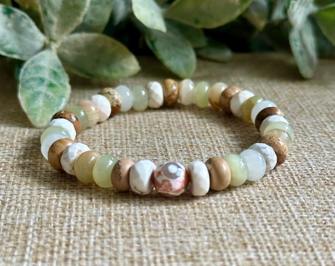 All Is Well | Calm, Anxiety Relief Bracelet, Stress Relief, Healing Crystals Bracelet