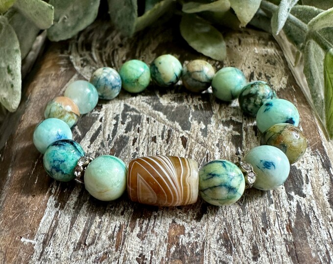 Agate & Chrysocolla