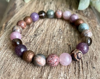 Empath Support + Protection | Negative Energy Crystals | Protection Bracelet