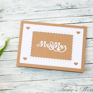 READY TO SHIP / Hochzeitskarte, Hochzeitskarte, Hochzeitskarte, Hochzeitskarte, Hochzeitskarte, White- kraft wedding,