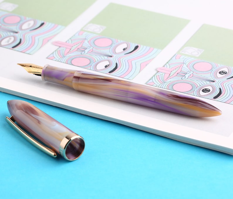 Majohn S1 Acrylic Resin Fountain Pen Case Set F / EF 0.5 Mm/ Etsy