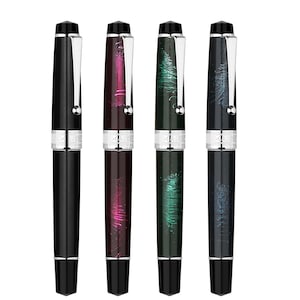 Nouveau stylo plume Majohn T5 à piston en métal, cadeau d'écriture pour stylo de bureau stylo classique plume Iridium EF/F/M