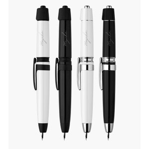 Yongsheng 699 Vacuum Filling Fountain Pen Acrylic Transparent Brown Ink Pen  Solid Section EF/F/M Nib Office Business Gift Pen