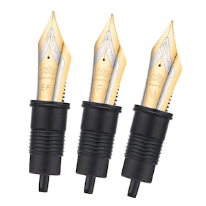 3 pennini per penna stilografica Jinhao X159, 9019 n. 8 pennini sostituiti (pennino extra fine, fine e medio)