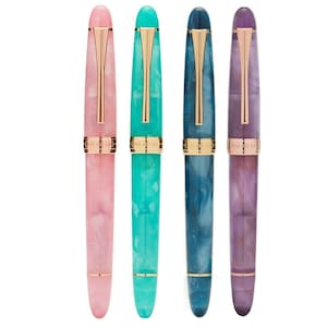 Kaigelu 356 Resin Fountain Pen, Iridium Extra Fine/ Fine/ Medium  Nib Classic Office Pen Writing