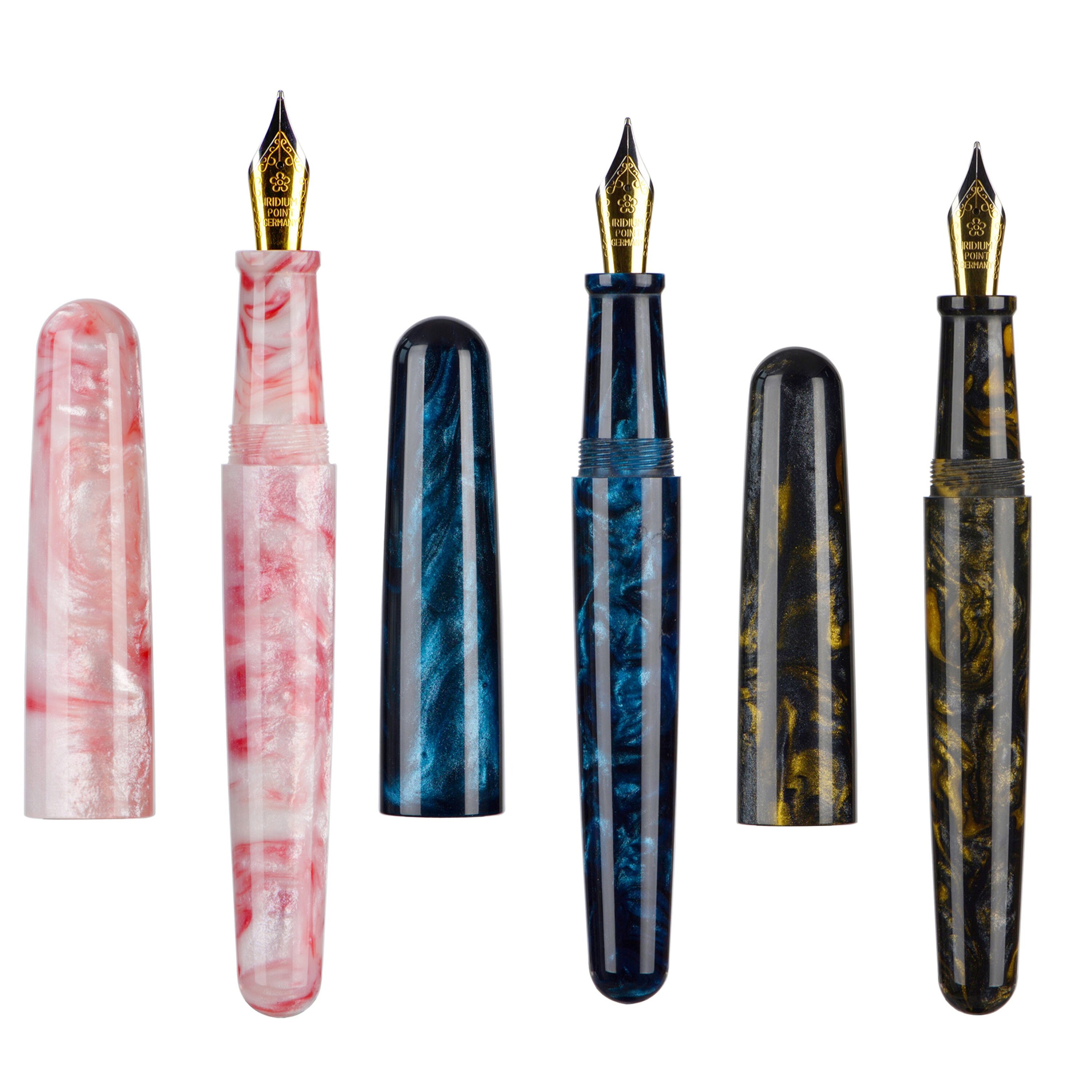 Fuliwen 017 Resin Fountain Pen, Medium Nib Writing Office School 