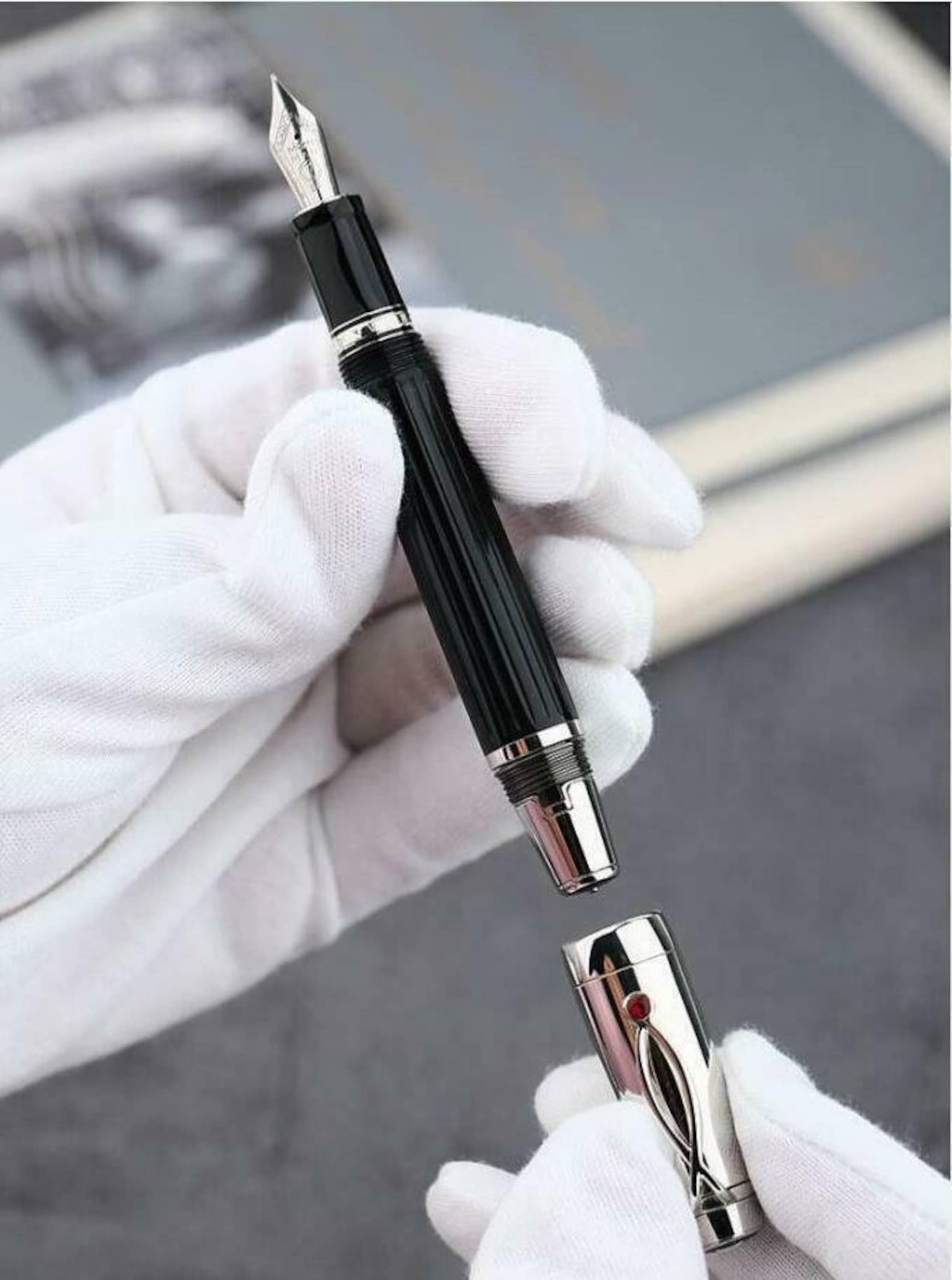 Moonman X1 Rotary Retractable Fountain Pen Iridium Extra Nib Etsy