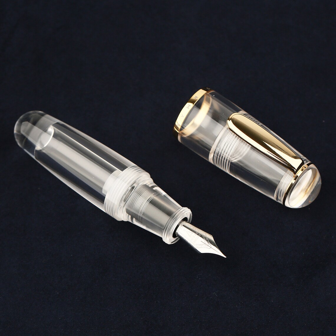 Moonman Q1 Mini Eyedropper Fountain Pen Resin Short Pocket Etsy