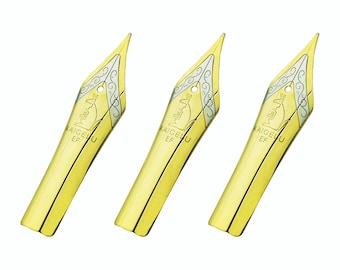 3 PCS Kaigelu Fountain Pen Nib, EF F M for Kaigelu 316, 316A, 456, Jinhao 100, 450, 750 ,Yongsheng 699