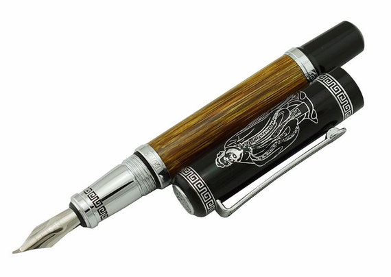 Duke 551 孔子万年筆 筆ペン先/中字ペン先、手作り天然竹製中字から