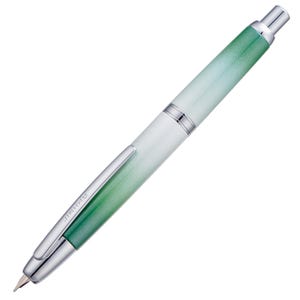 Jinhao 10 Versenkbare Füllfederhalter Grün-Weiß mit Clip Office Lettering Pen
