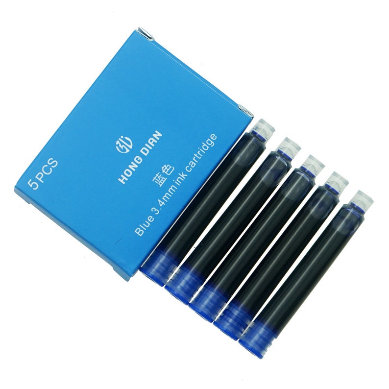 Hongdian Fountain Pen Ink Cartridges Black/ Blue / Light Blue/ Etsy