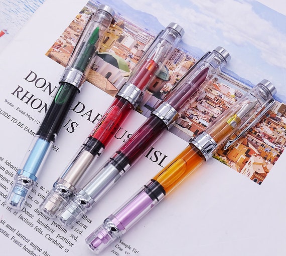 New Wing Sung No Blue Ends 3003 Demonstrator Extra Fine Fountain Pen