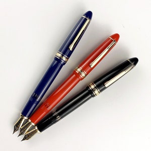 Wingsung 629-vulpen met harszuiger, kantoorschrijfpen met iridium fijne penpunt