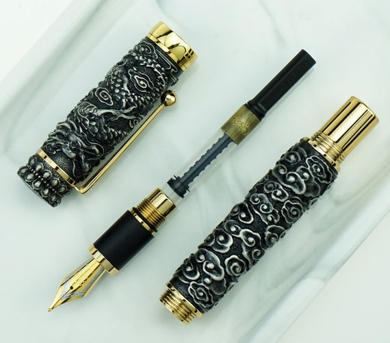 Zohot Jinhao 159 Stylo à plume Garniture en laque noire.[Y1460