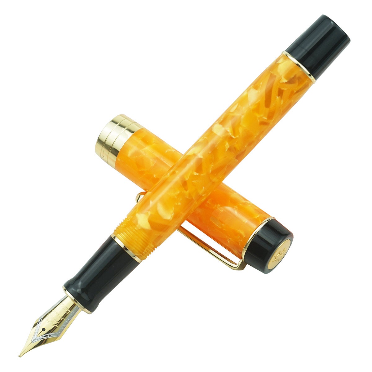 F/ M/ Bent Nib Gift Pen Jinhao Centennial 100 Resin Fountain Pen Marble Blue F/ M/ Bent Nib Gift Pen Jinhao Centennial 100 Resin Fountain Pen Marble Blue
