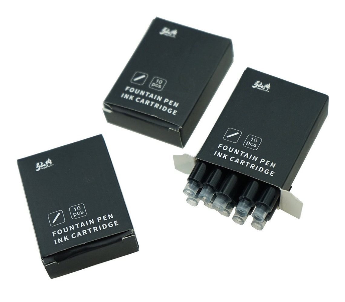 Hongdian Fountain Pen Ink Cartridges Black/ Blue /Colorful Etsy