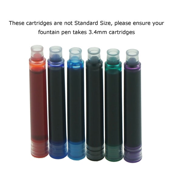 Cartucce Inchiostro Hongdian Nero - 30 Pezzi, Diametro 3.4mm Per Penne Stilografiche