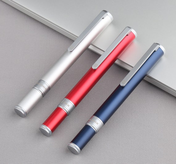 Majohn N1 アルミニウム合金万年筆、イリジウム EF/F ペン先、レッド 