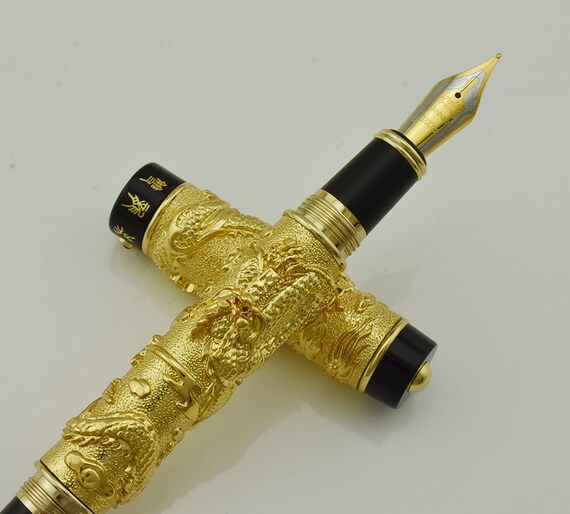 indigraph ゴールドニブ　EF 金ペン Indigraph- Gold nib Fountain pen – IndiGraph