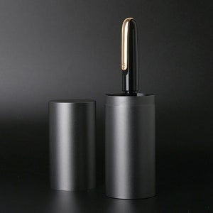 KACO Master 14K Gold Classic Elite Fountain Pen Alloy Case, Fine Nib Black Executive Pen, High-end Luxury Business Gift Pens image 1