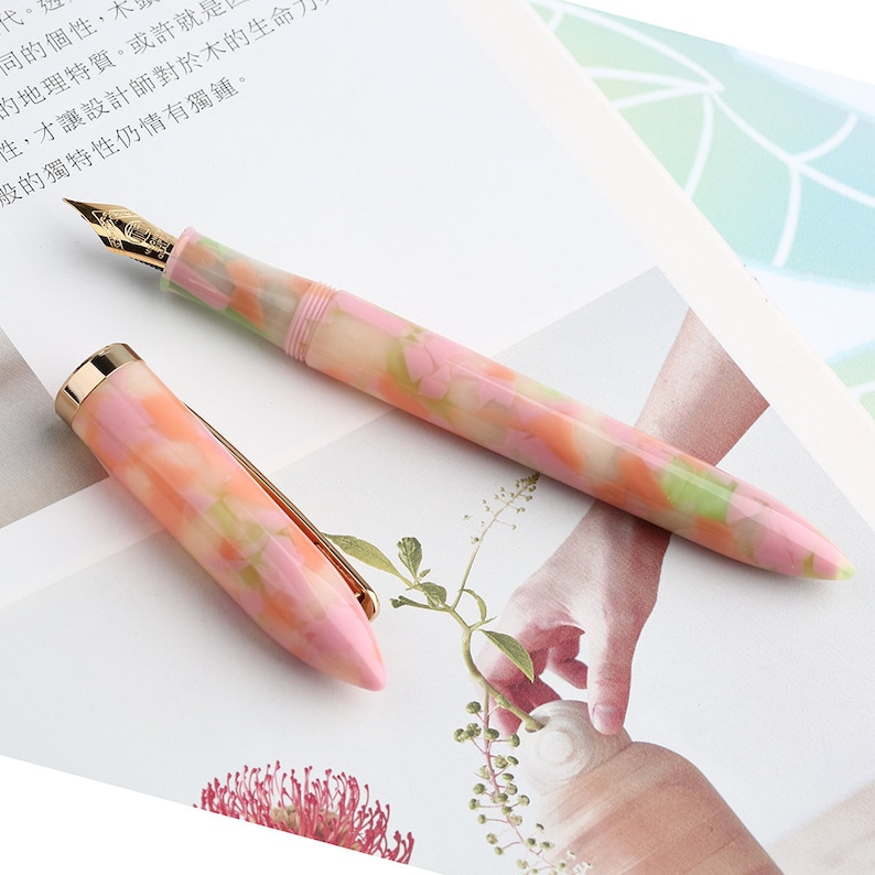 Majohn S1 Acrylic Resin Fountain Pen Case Set F / EF 0.5 Mm/ Etsy