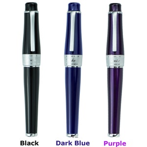 Duke 2009 Memory Charlie Chaplin Fountain Pen, Unique Big Size Style Ink Pen, Medium Nib/ Bent Nib Writing Pen, Fude Nib Calligraphy Pen