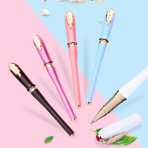 Picasso 986 Griechische Irene Rollerball Stift, Schwarz Fine Point Refill Bud Cap Blatt Clip Geschenk, Business Geschenk Stift Signatur Sammlung