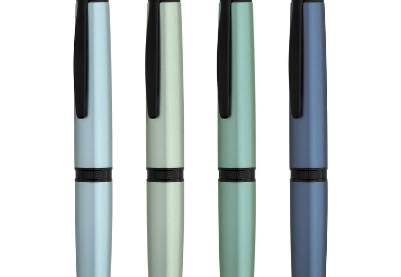 New Majohn A1 Fountain Pen, Brass Press Retractable Pen with Clip Office Ink Pen zdjęcie 1