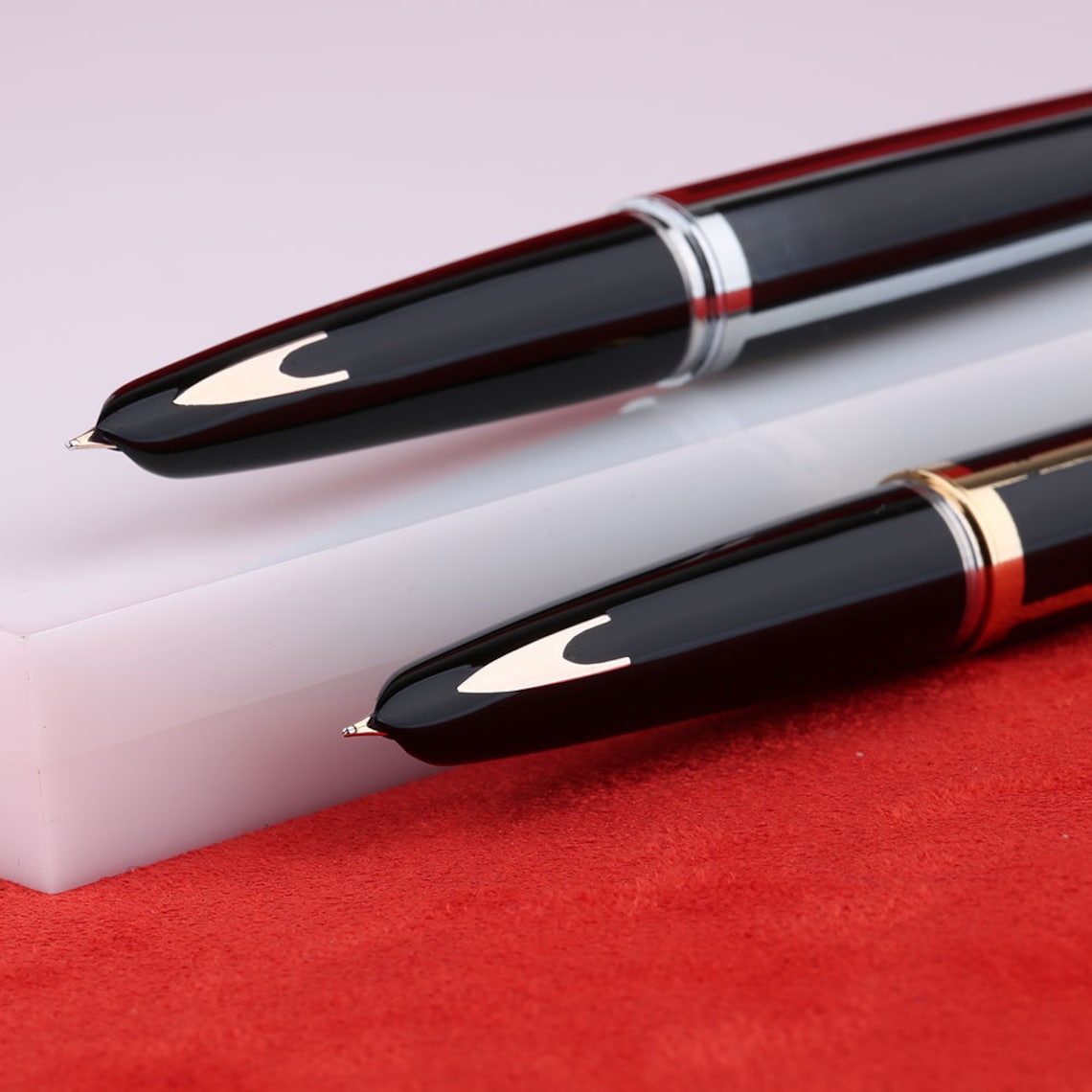 Hero Classic 100 14K Solid Gold Nib Fountain Pen Gold/ Silver Etsy