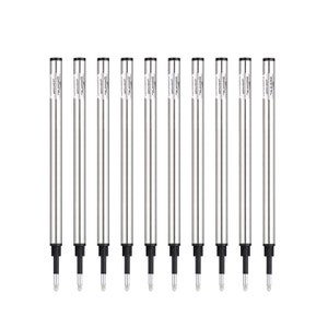 10 STKS Jinhao Rollerball Pen Vullingen Zwart/Blauwe Kleur, Push/Scew Type, Maat Punt0.5 mm/0.7mm Vervangen Vullingen