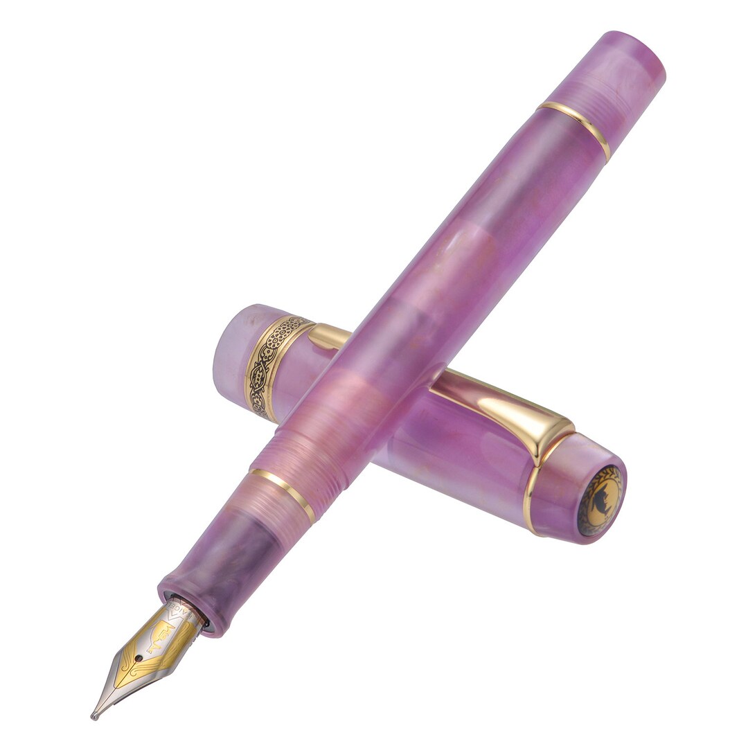 Kaigelu 316A Light Purple Acrylic Fountain Pen, Extra Fine/ Fine