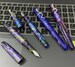 Fuliwen 017 Resin Fountain Pen, Handmade Snake Ring Medium Nib Writing Gift Pens 