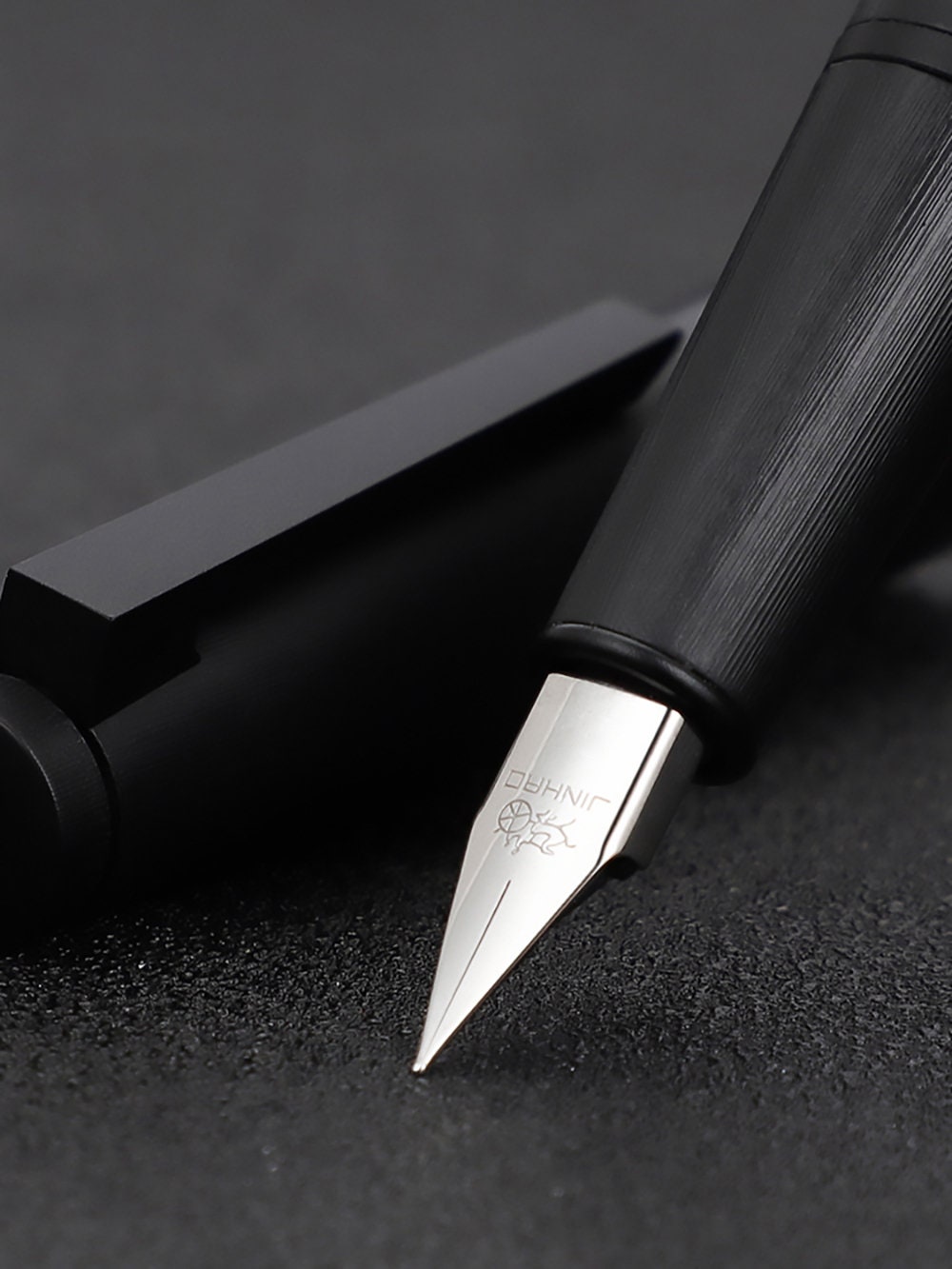 Jinhao 80 Fiber Black Fountain Pen Iridium EF/ F Nib Etsy Australia