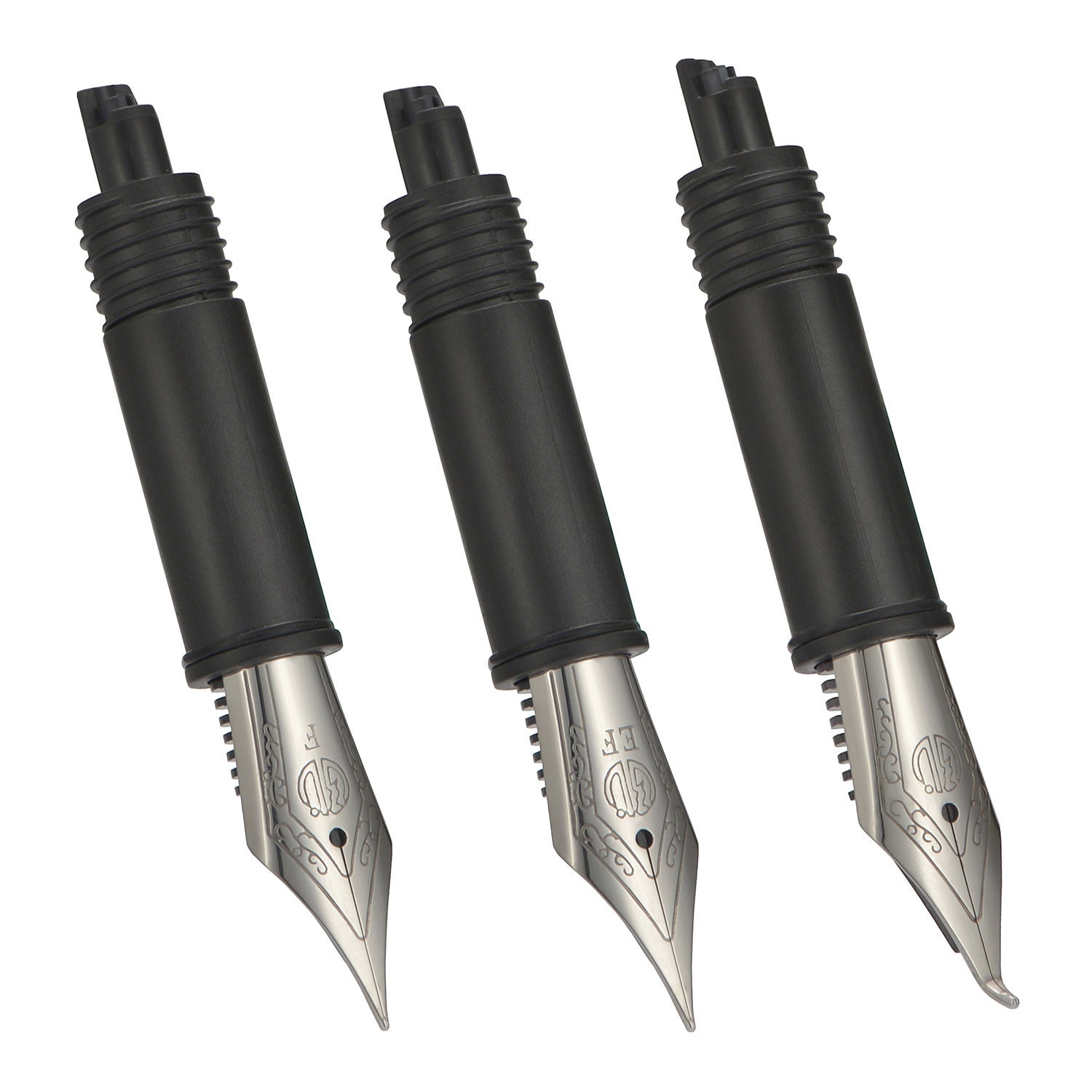 Set 5 Penne Stilografiche - Pennino Extra Fine, Acciaio Inox, Con Convertitori - Foto 9