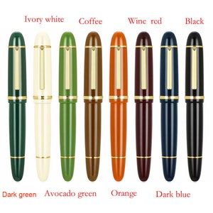 Jinhao X159 acryl vulpen, #8 grote penpunt EF/F/M kalligrafie schrijfpen