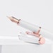 Personalized HongDian 920 Black/ White Metal Fountain Pen, Rose Gold Plated EF/F/ M Nib and Trim Classic Pen 