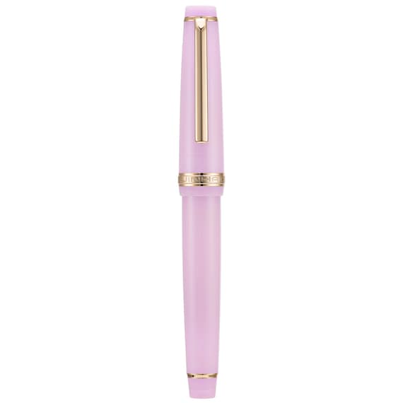 JINHAO 82 Resin Fountain Pen - Iridium Fine Nib With Converter, Golden Clip (Pink-White) - View #5