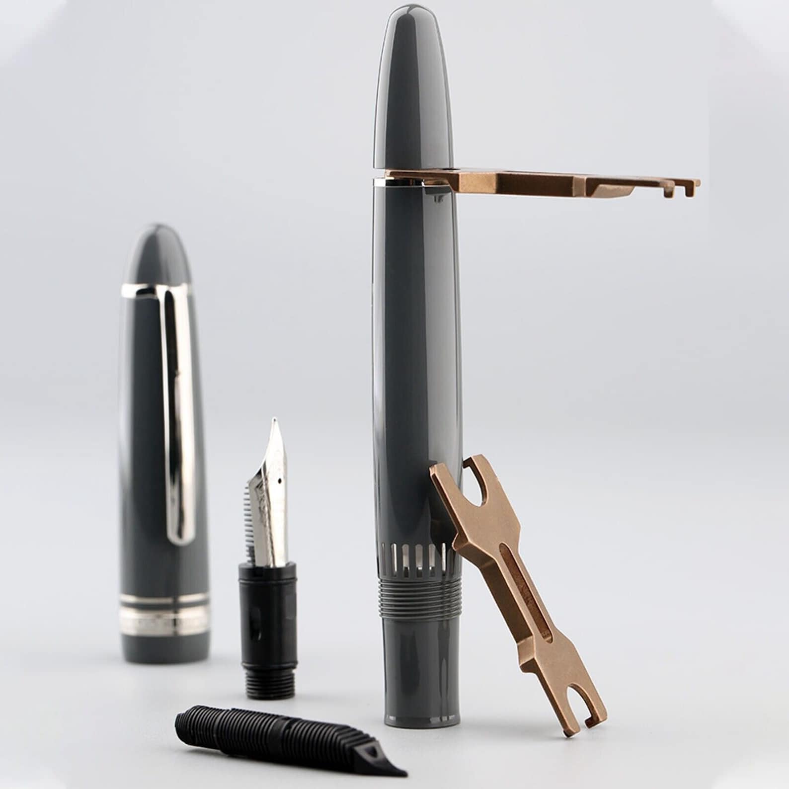 Majohn P136 Resin Piston Fountain Pen EF/F/M Calligraphy Pen Etsy