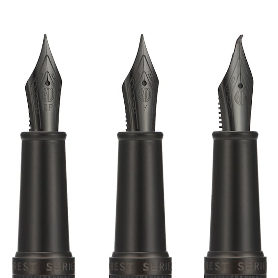 Penna Stilografica Hongdian Black Forest Max - Pennino Titanio - Foto 4