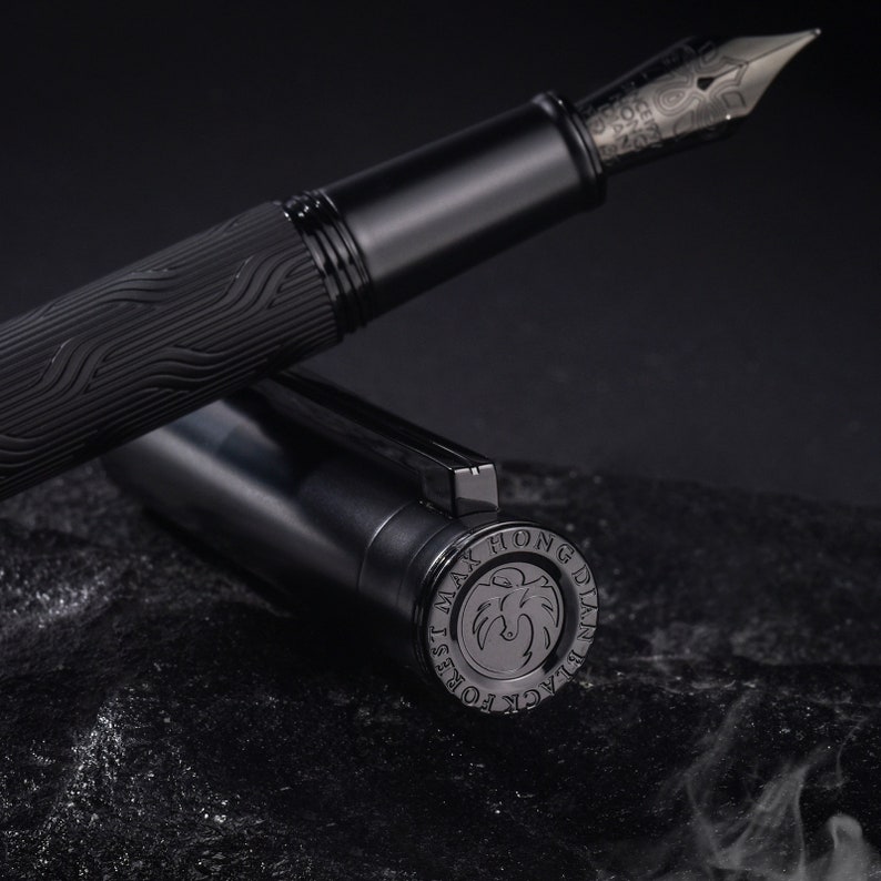 Hongdian Black Forest 1860 Max Fountain Pen EF/F/M Nib Classic Etsy