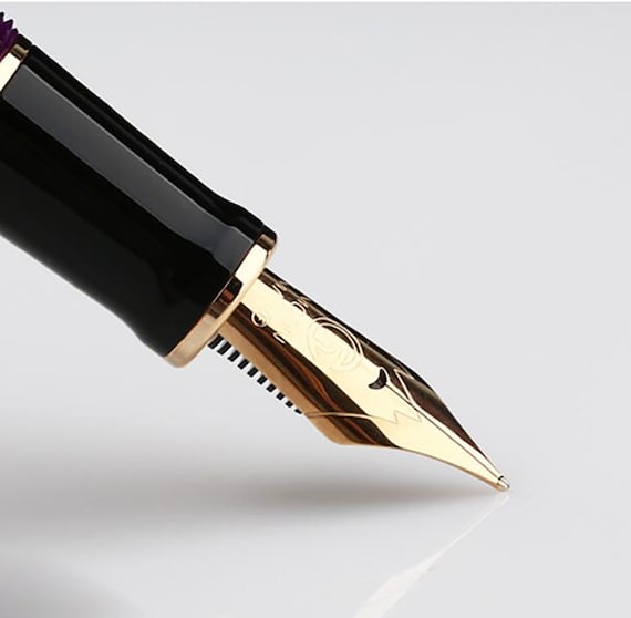 Majohn M600S Acrylic Resin Fountain Pen Iridium F 0.5mm Nib Writing Gift ink Pen