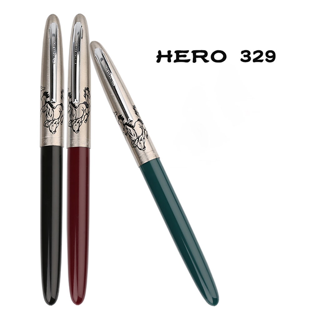 Free shipping hand-polished hero pen tip white Office Supplies Pen -  AliExpress