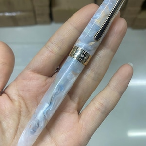 LORELEI 667 Transparent Acrylic Fountain Pen, Iridium EF/ F Nib 0.38 mm/ 0.5 mm Ink Converter Pen